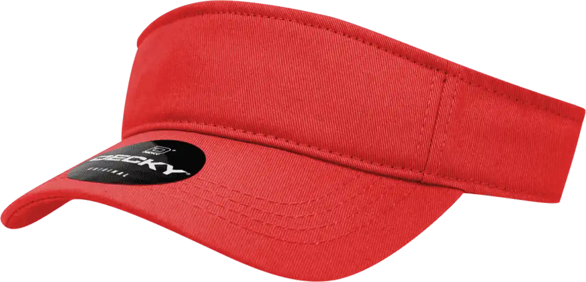Decky 7007 Kid’s Visor - Red - one Size Fits Most