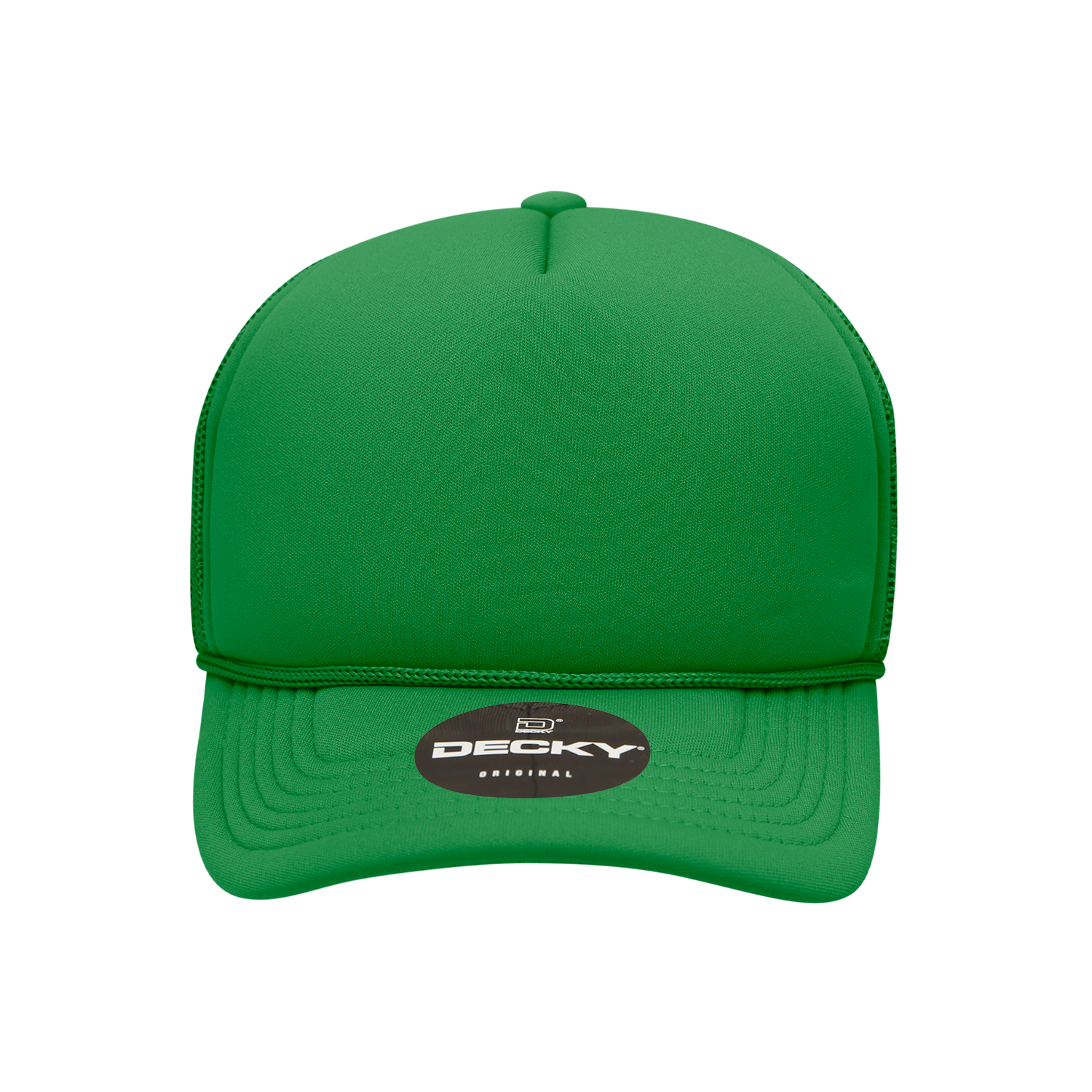Decky 7010 Youth 5 Panel Mid Profile Structured Foam Trucker - Kelly