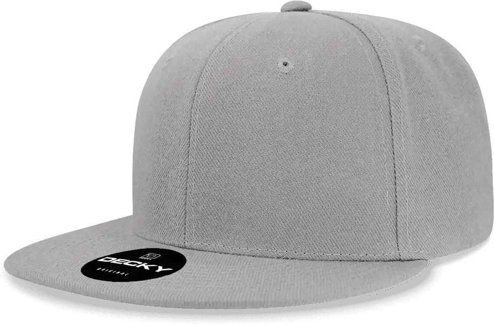 Decky 7011 Youth Snapback Cap - Gray - one Size Fits Most