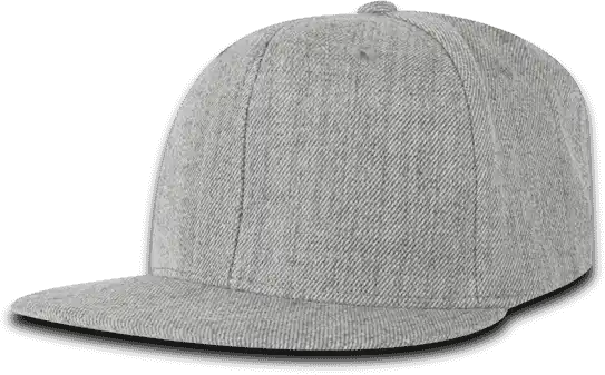 Decky 7011 Youth Snapback Cap - Heather Gray - one Size Fits Most