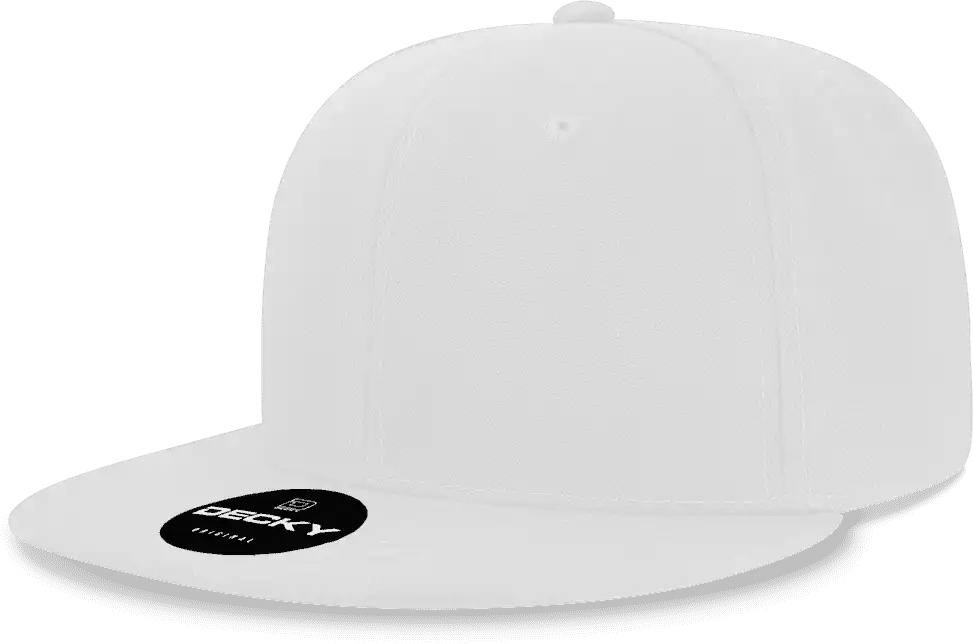 Decky 7011 Youth Snapback Cap - White - one Size Fits Most