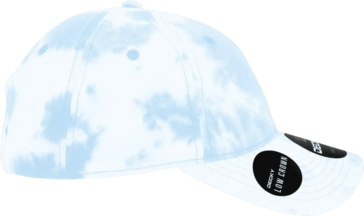Decky 7205 Tie Dye Relaxed Cotton Cap Blue / one Size Fits Most