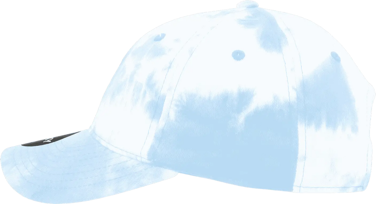 Decky 7205 Tie Dye Relaxed Cotton Cap - Blue