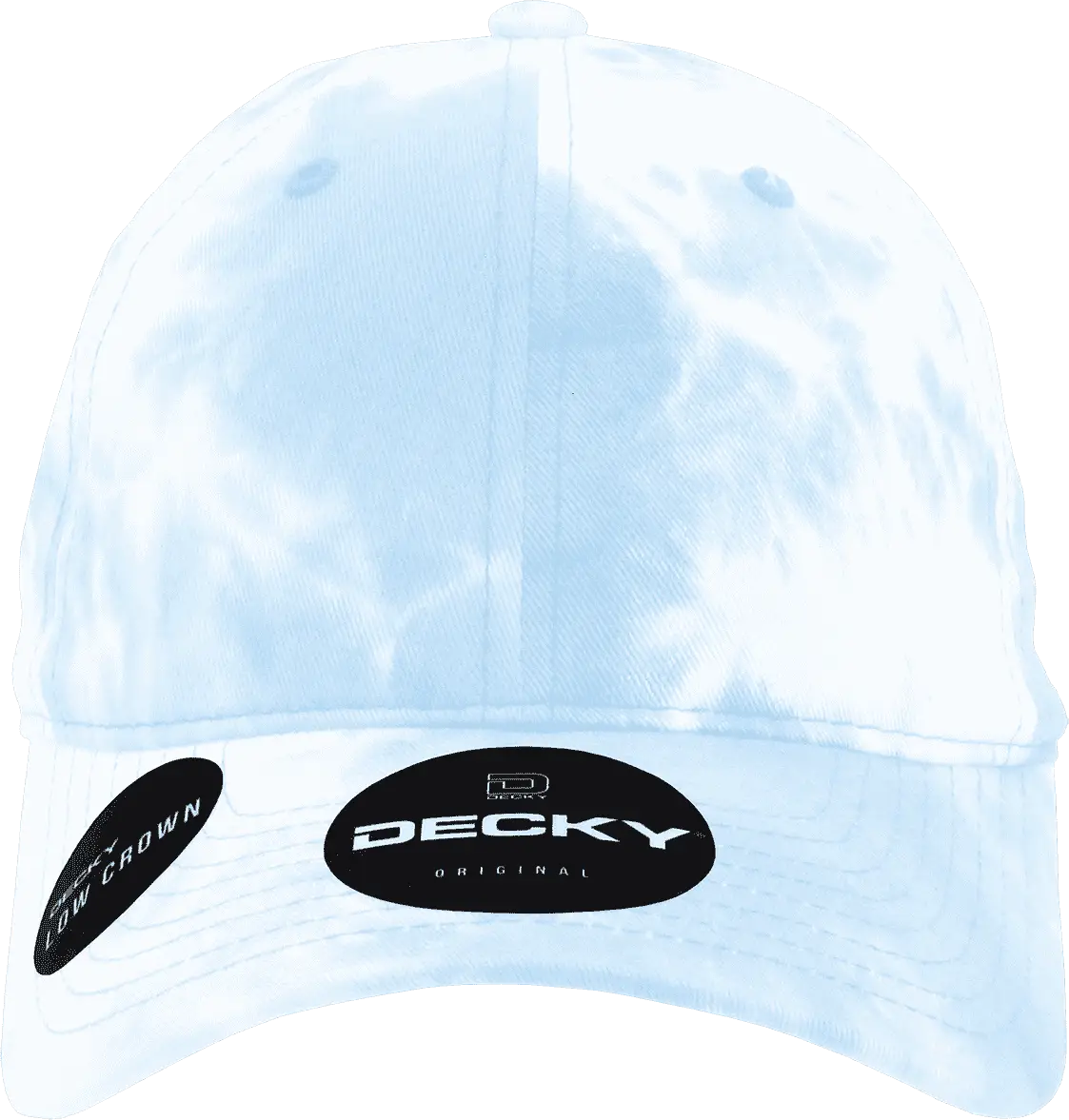 Decky 7205 Tie Dye Relaxed Cotton Cap - Blue