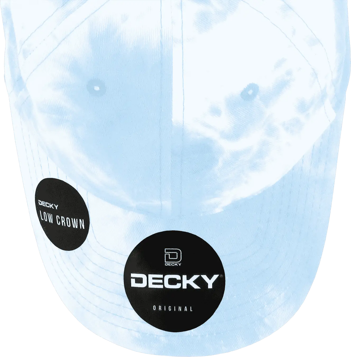 Decky 7205 Tie Dye Relaxed Cotton Cap - Blue