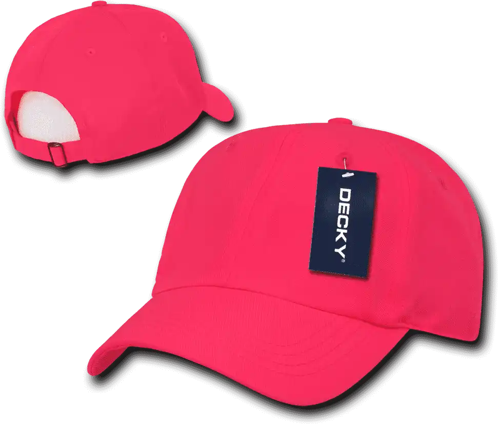 Decky 761 6 Panel Neon Cap - Pink - one Size Fits Most