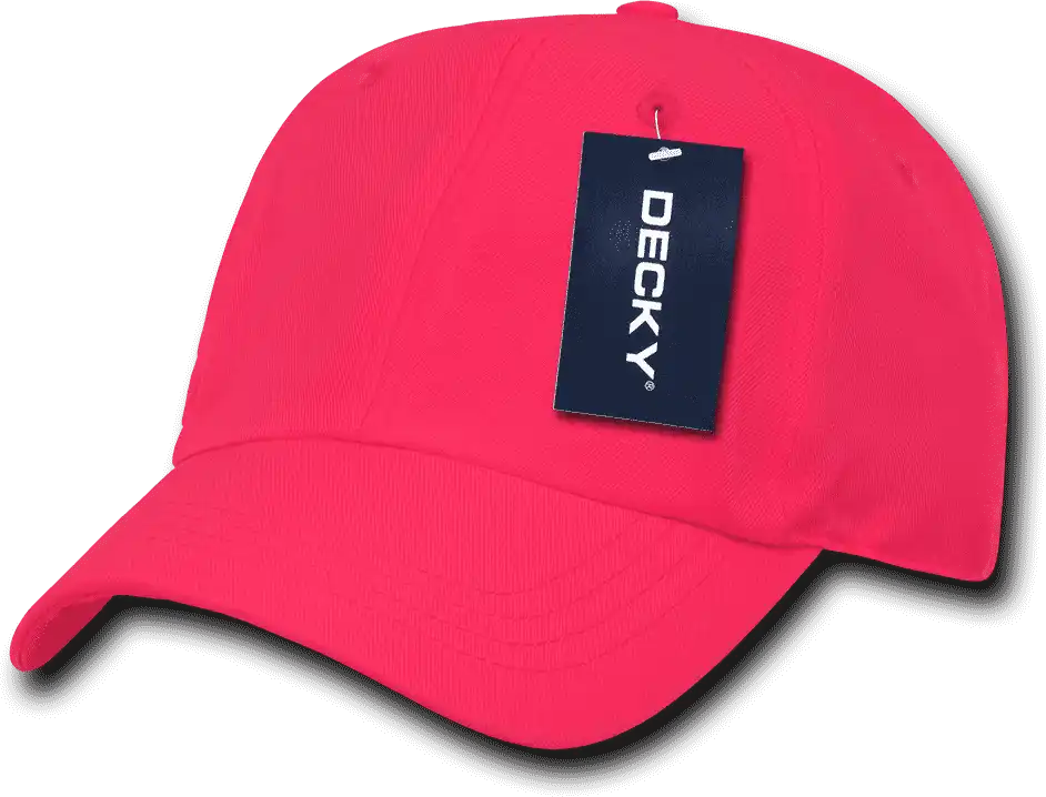 Decky 761 6 Panel Neon Cap - Pink - one Size Fits Most