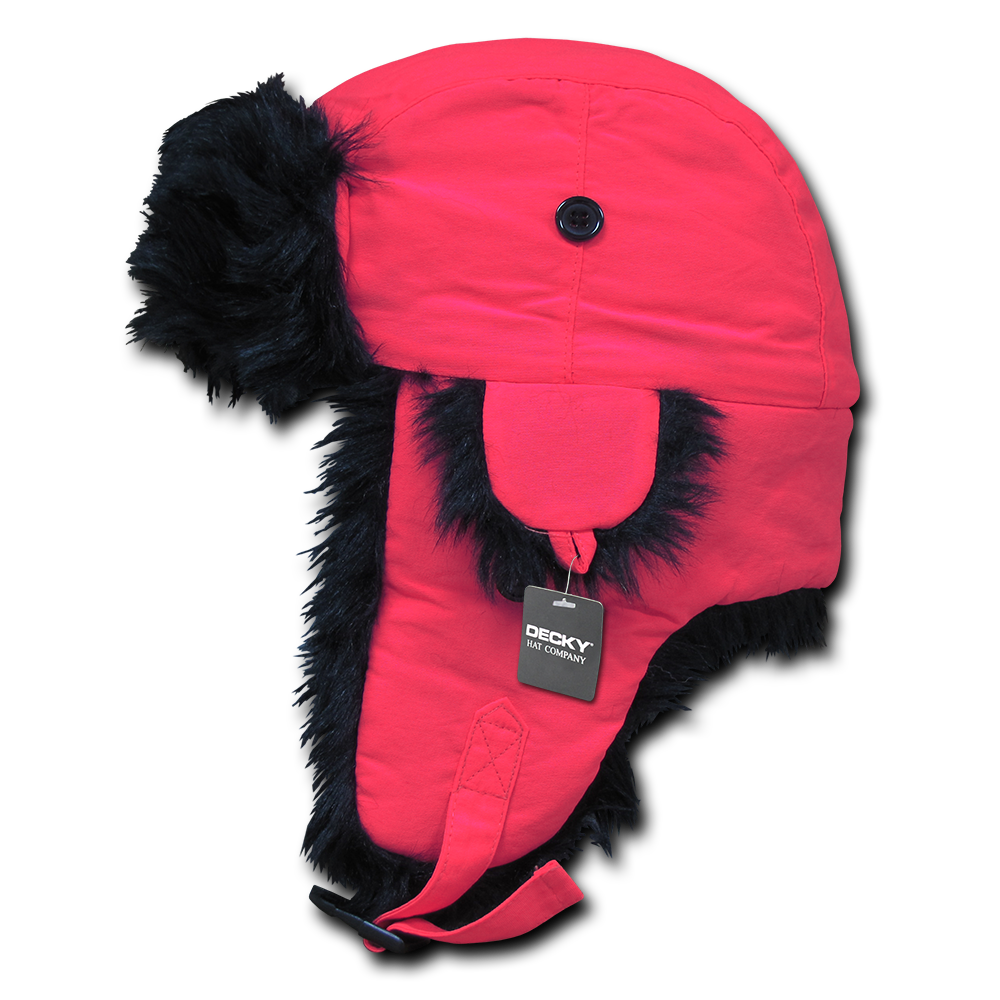 Decky 778 Neon Aviator Hat - Pink Black