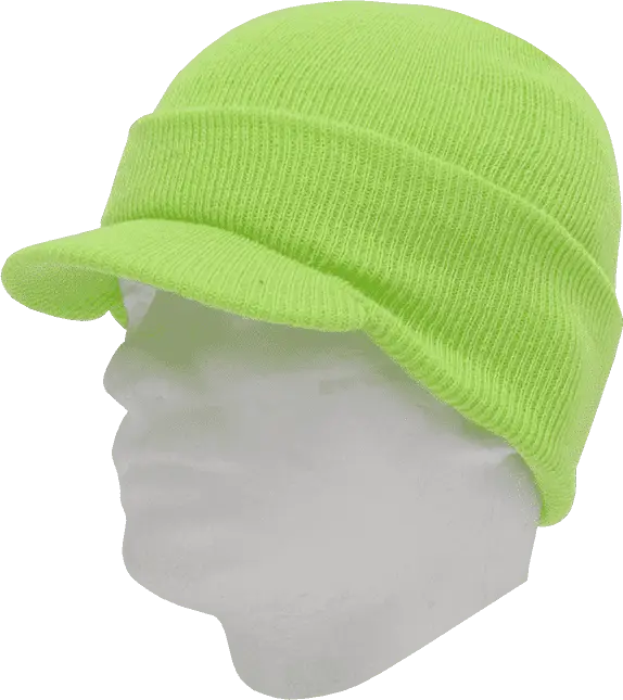 Decky 8009 Jeep Beanie with Visor - Melon