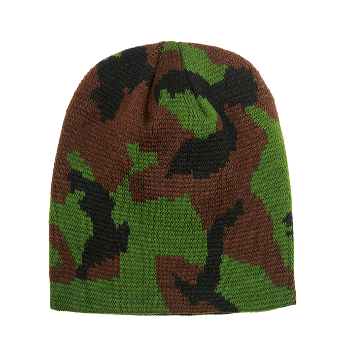 Decky 8031 Camo Short Beanie - Woodland