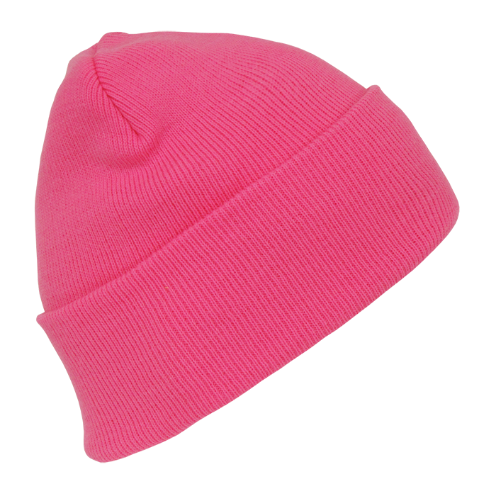 Decky 813 Neon Acrylic Beanie (long) - Pink