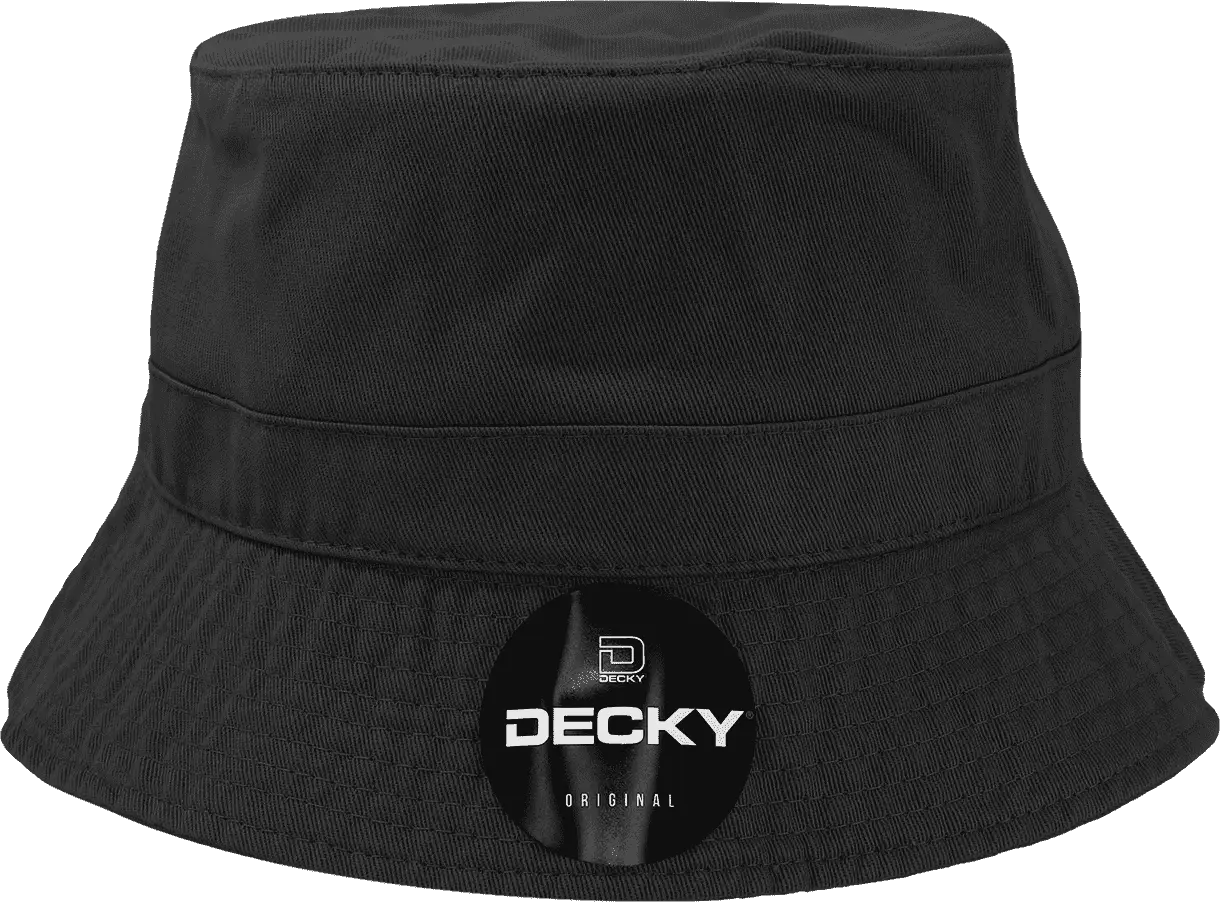Decky 961 Polo Bucket Hat - Black