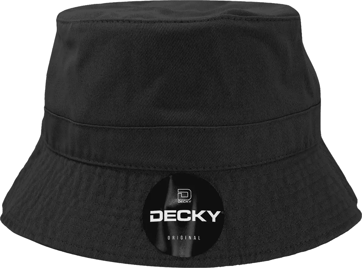 Decky 961 Polo Bucket Hat - Black - S/m