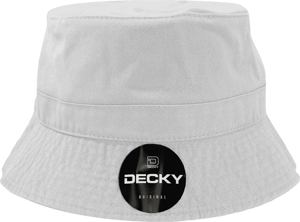 Decky 961 Polo Bucket Hat - White