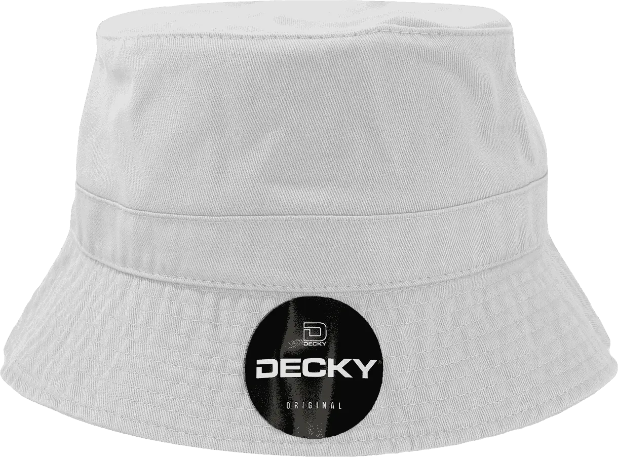 Decky 961 Polo Bucket Hat - White