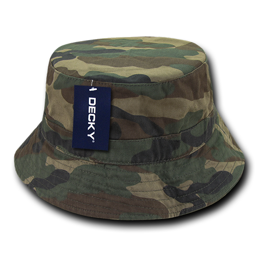 Decky 961 Polo Bucket Hat - Woodland