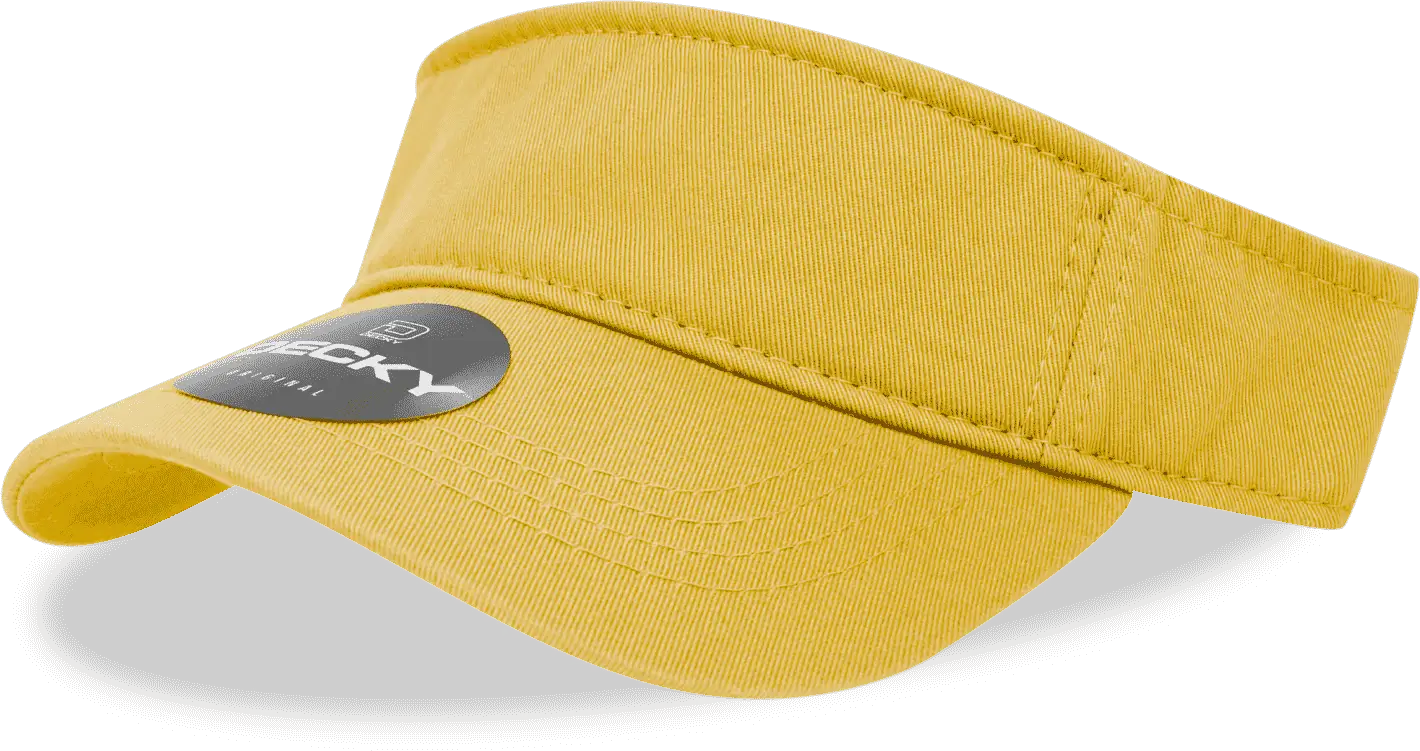 Decky 962 Polo Visor - Mustard