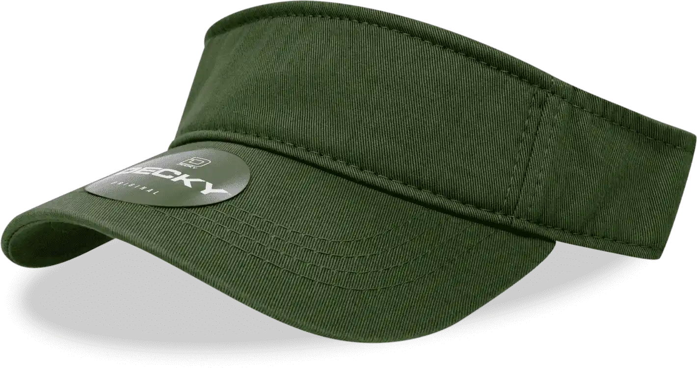 Decky 962 Polo Visor Olive / one Size Fits Most