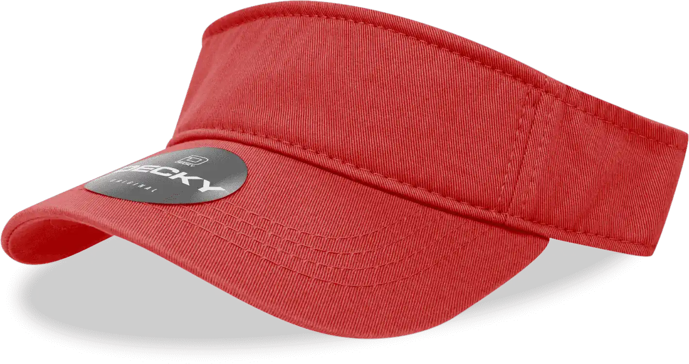 Decky 962 Polo Visor Red / one Size Fits Most
