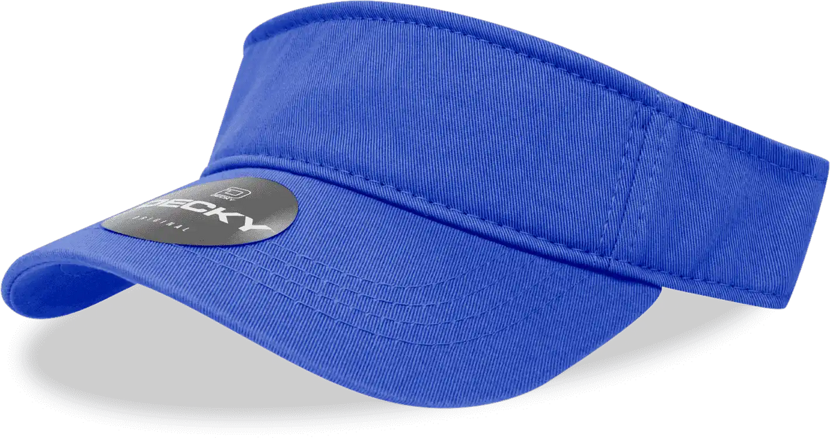 Decky 962 Polo Visor - Royal - one Size Fits Most
