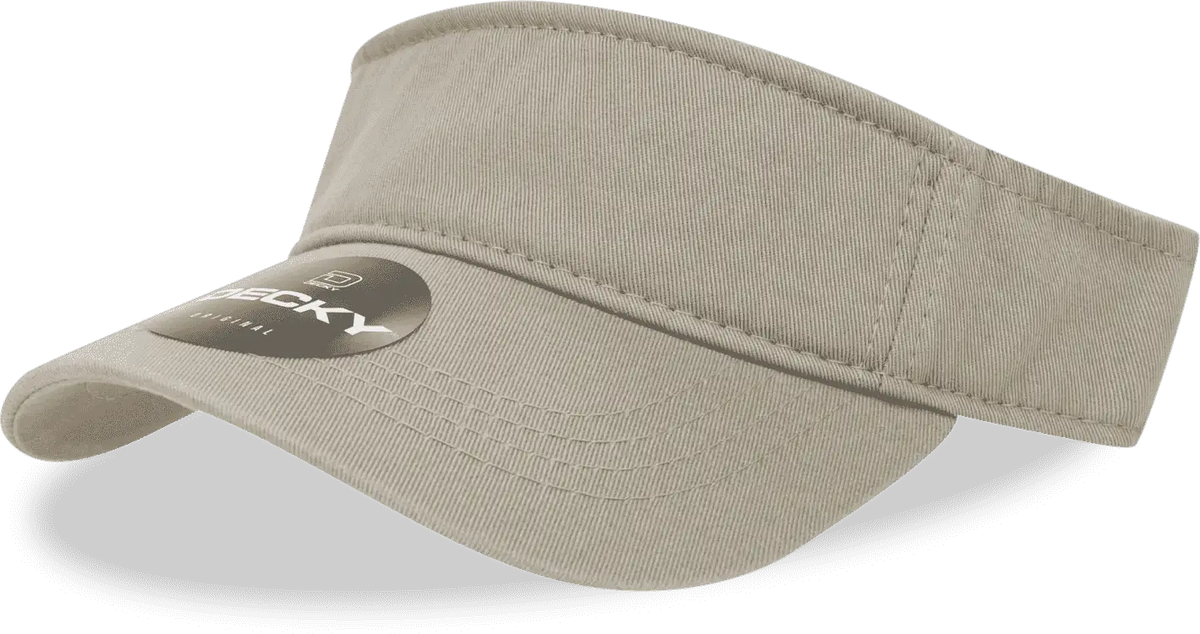 Decky 962 Polo Visor - Stone