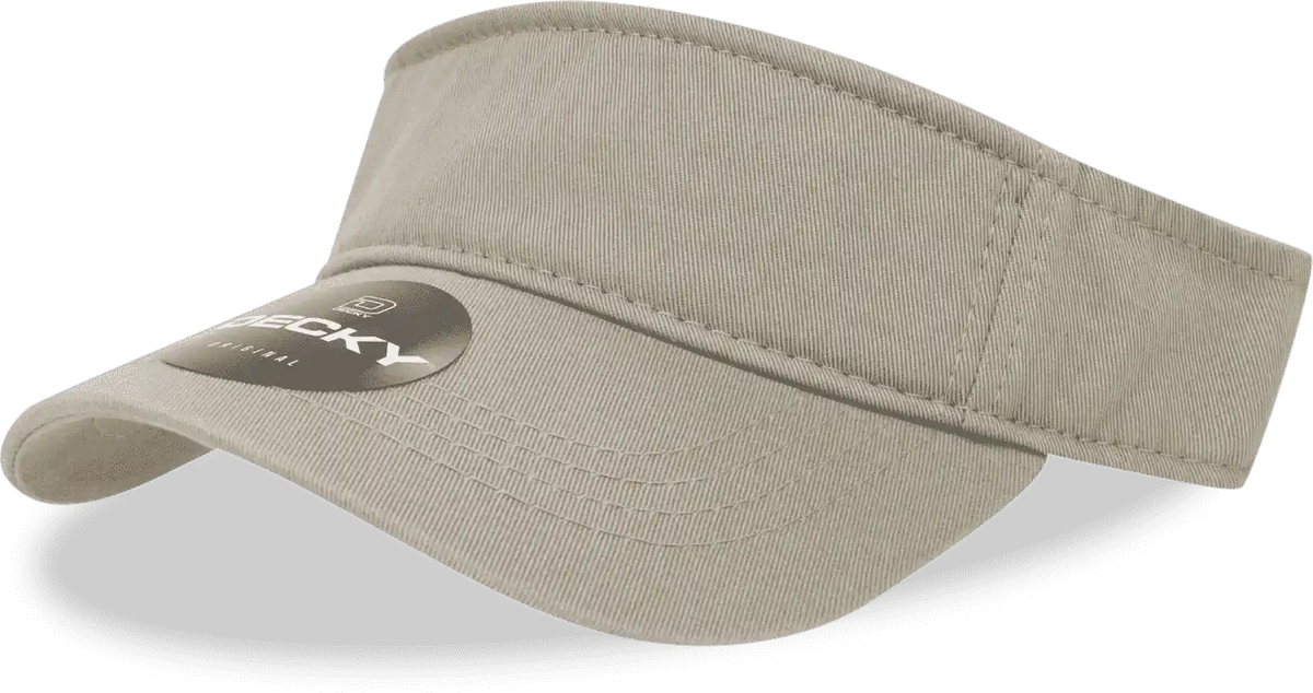 Decky 962 Polo Visor Stone Ivory / one Size Fits Most
