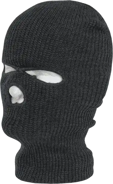 Decky 970 Face Mask 3 Holes Beanie - Heather Charcoal - Dark Gray / one Size Fits Most