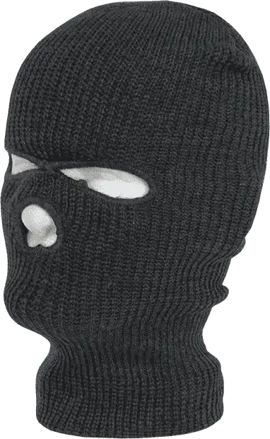 Decky 970 Face Mask 3 Holes Beanie - Heather Charcoal