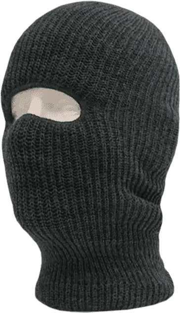 Decky 971 Face Mask 1 Hole Beanie - Heather Charcoal