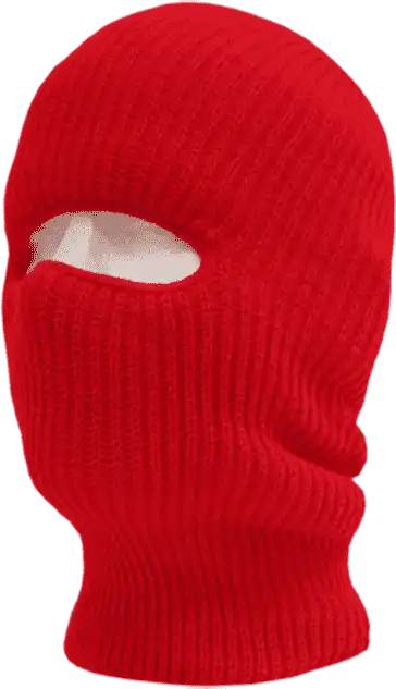 Decky 971 Face Mask 1 Hole Beanie - Red - one Size Fits Most