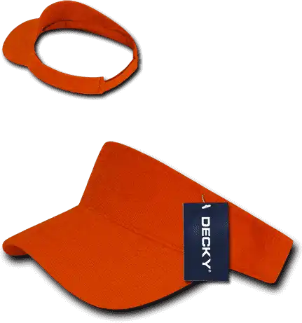 Decky 996 Terry Visor - Light Orange - one Size Fits Most
