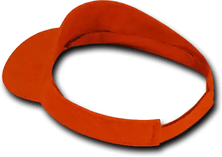 Decky 996 Terry Visor - Light Orange - one Size Fits Most