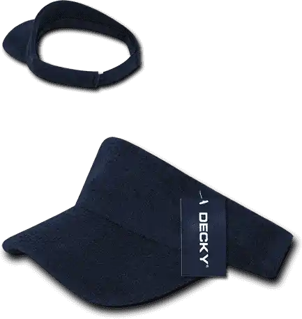 Decky 996 Terry Visor Navy / one Size Fits Most