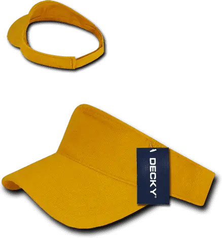 Decky 996 Terry Visor - Yellow