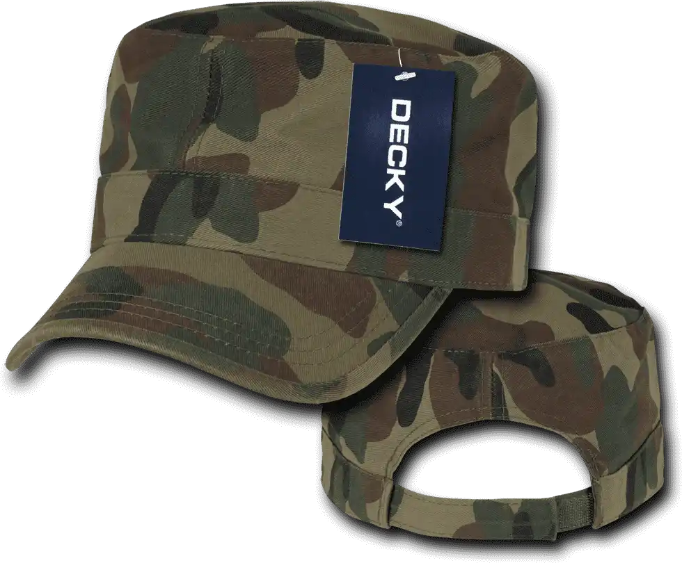 Decky Grm Washed Gi Cap - Woodland Camo - one Size Fits Most