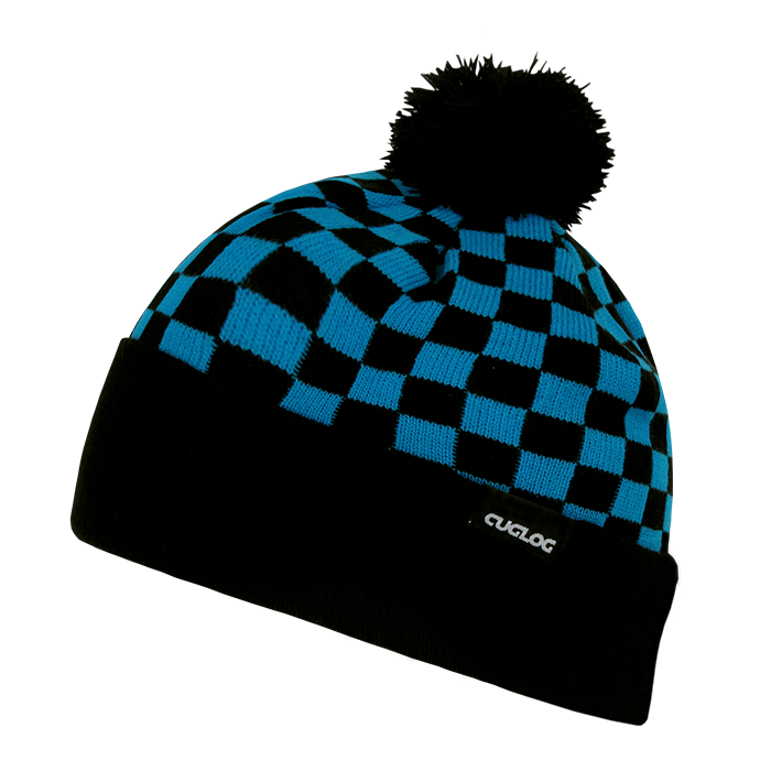 Decky K019 Changbai Checker Beanie - Teal Black