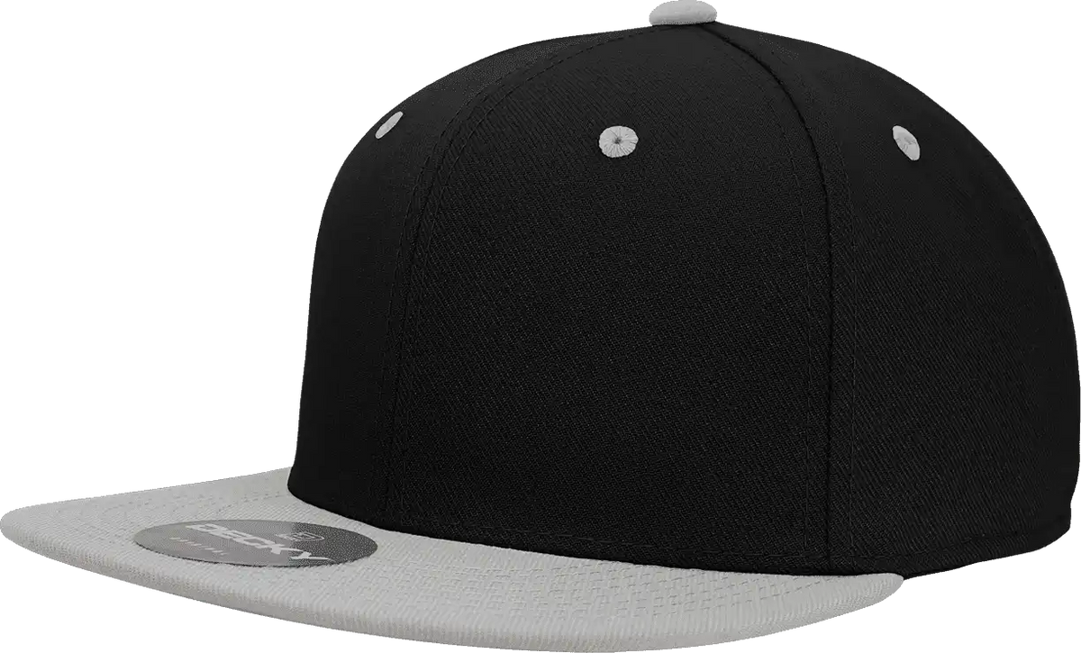 Decky Rp1 Retro Fitted Cap - Black Gray - 6.875
