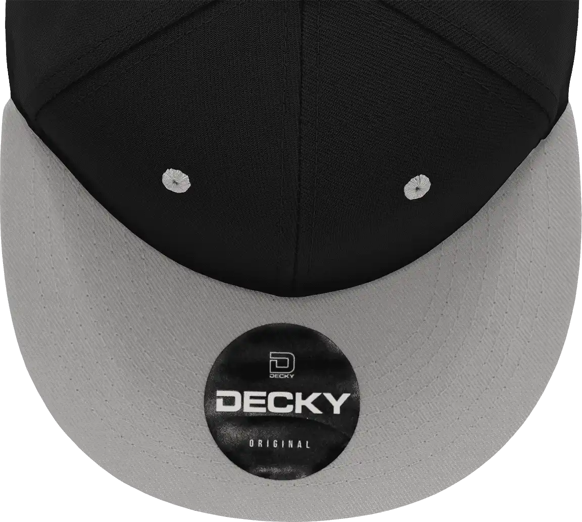 Decky Rp1 Retro Fitted Cap - Black Gray