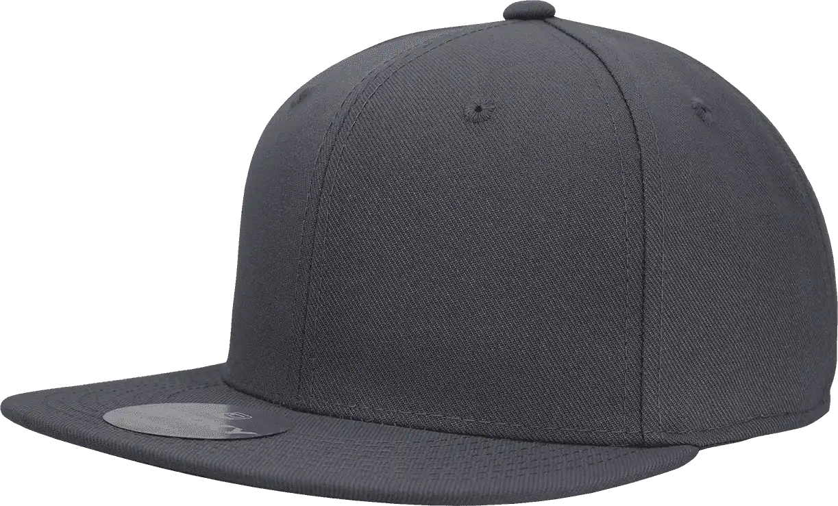 Decky Rp1 Retro Fitted Cap - Charcoal - Dark Gray / 6.875