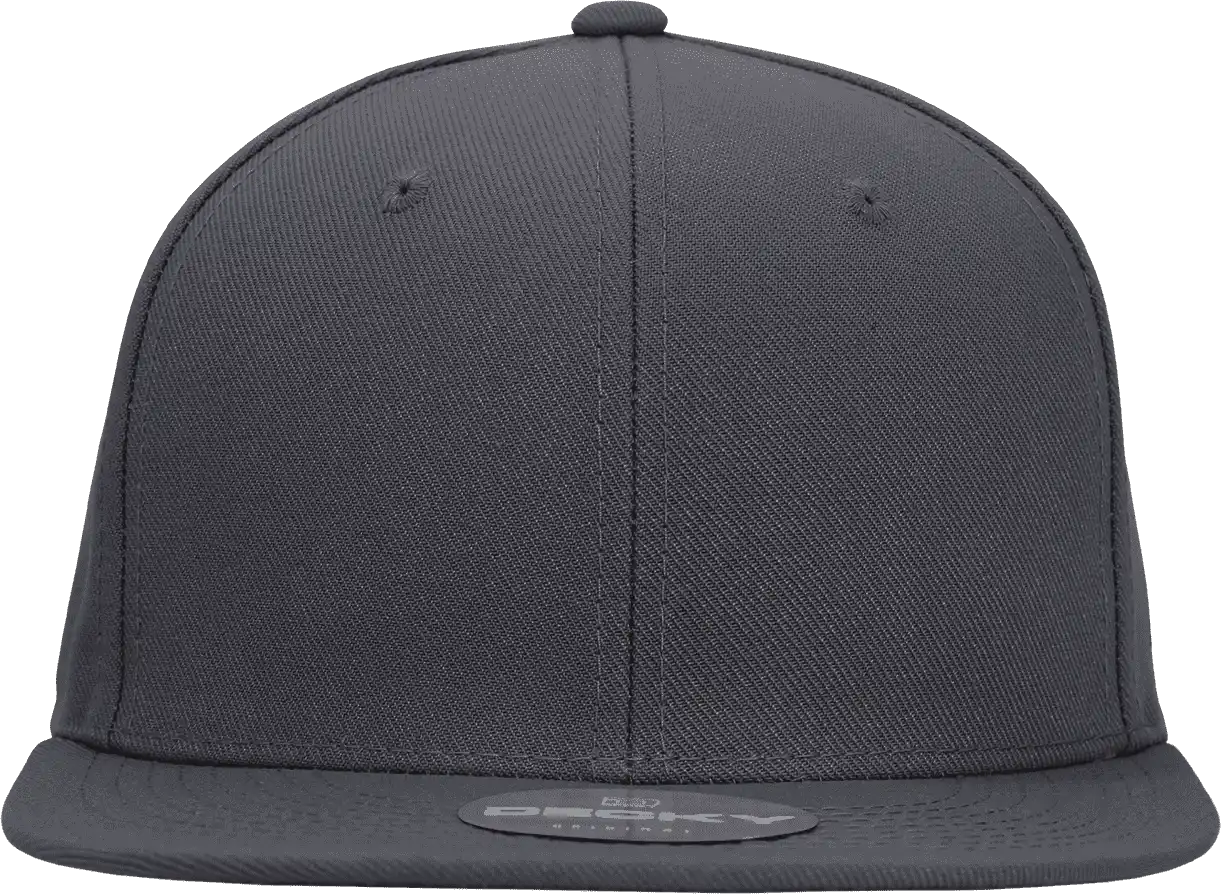 Decky Rp1 Retro Fitted Cap - Charcoal - Dark Gray / 6.875