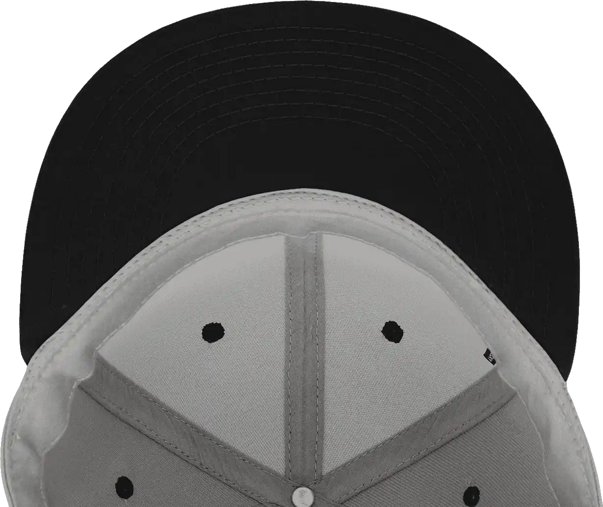 Decky Rp1 Retro Fitted Cap Gray Black