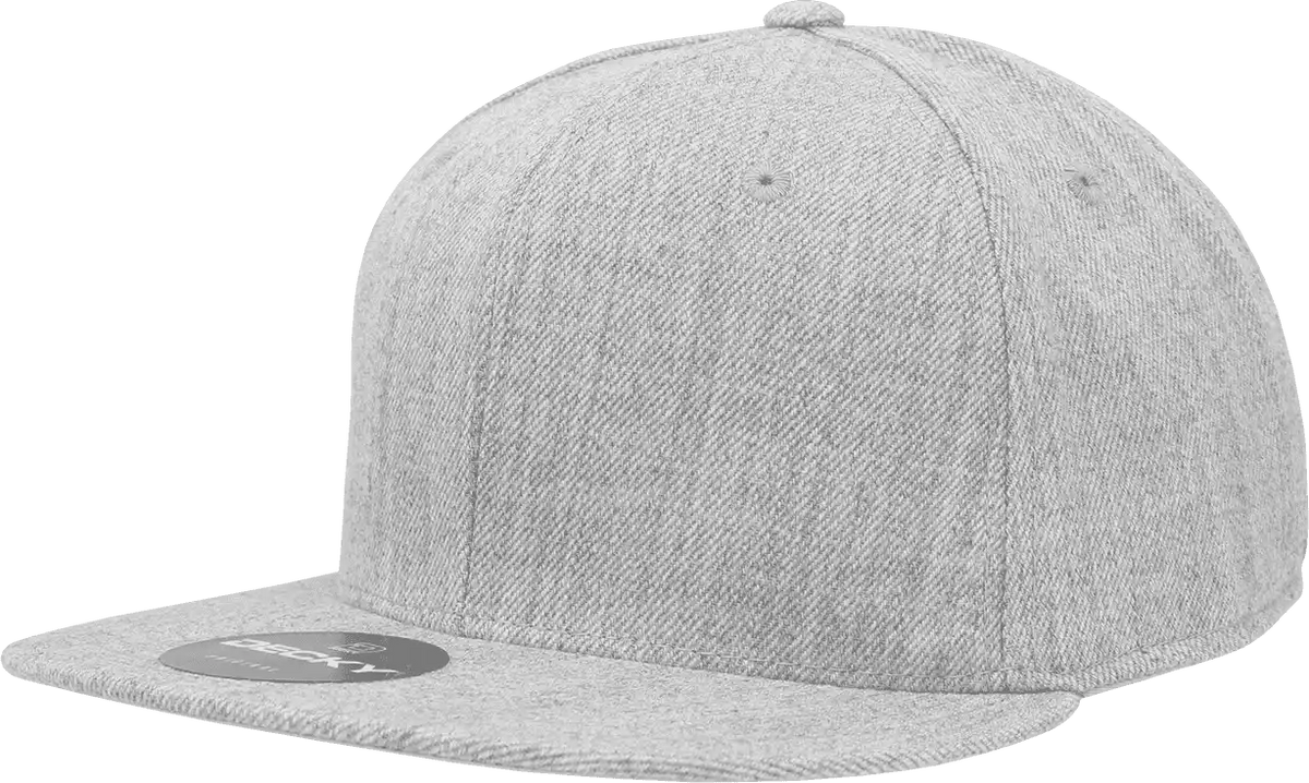 Decky Rp1 Retro Fitted Cap Heather Gray / 6.875