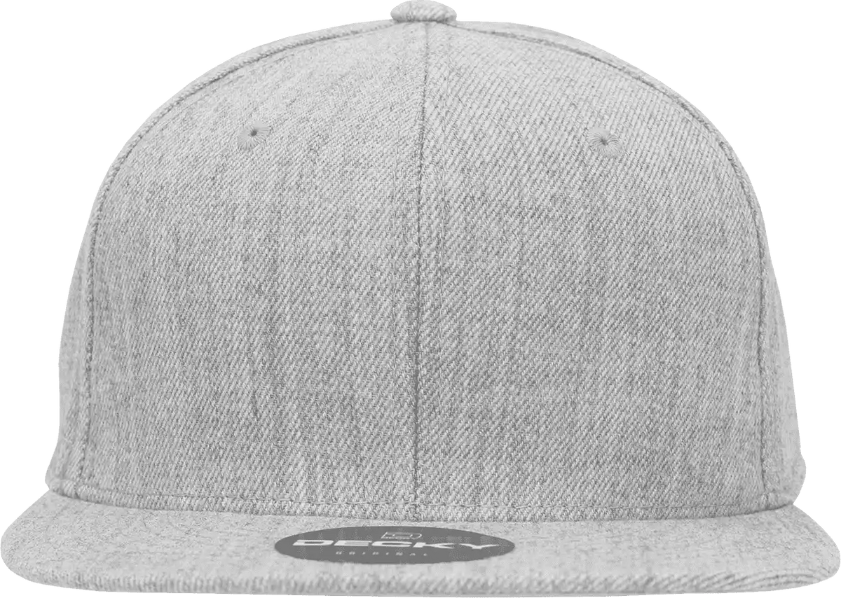Decky Rp1 Retro Fitted Cap Heather Gray