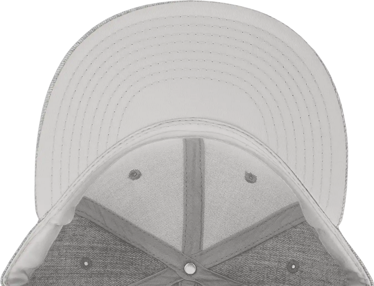 Decky Rp1 Retro Fitted Cap Heather Gray