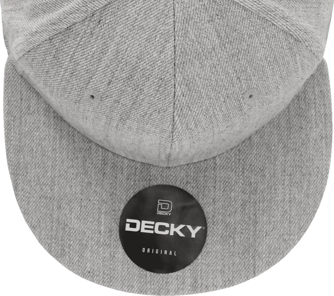 Decky Rp1 Retro Fitted Cap Heather Gray
