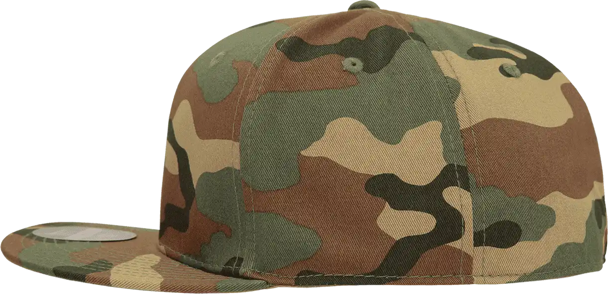 Decky Rp1 Retro Fitted Cap Woodland Camo