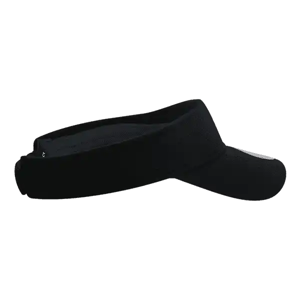 Deckygolf 6104 Pique Patterned Sun Visor - Black - one Size Fits Most