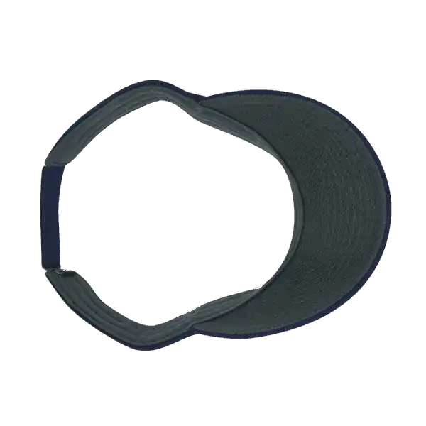 Deckygolf 6104 Pique Patterned Sun Visor - Navy - one Size Fits Most