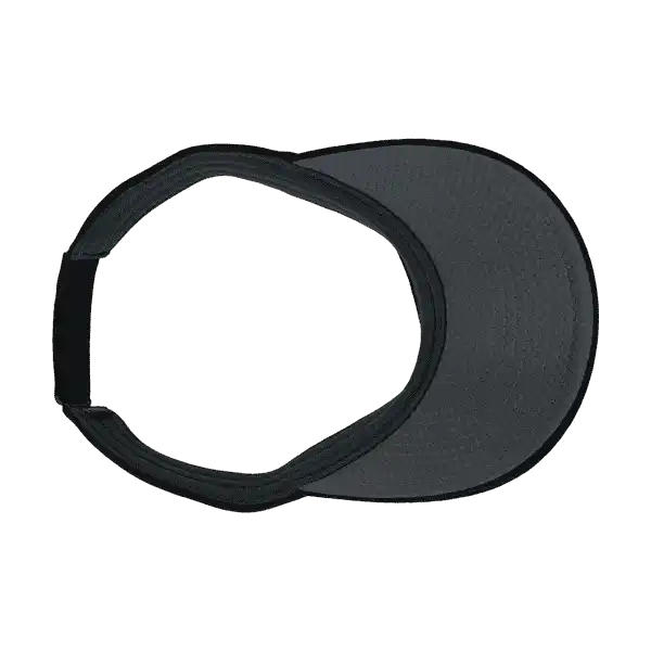 Deckygolf 6204 Dimple Patterned Sun Visor - Black - one Size Fits Most
