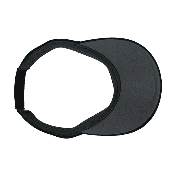 Deckygolf 6204 Dimple Patterned Sun Visor - Black